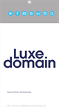 Mobile Screenshot of luxedomain.com