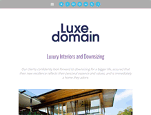 Tablet Screenshot of luxedomain.com